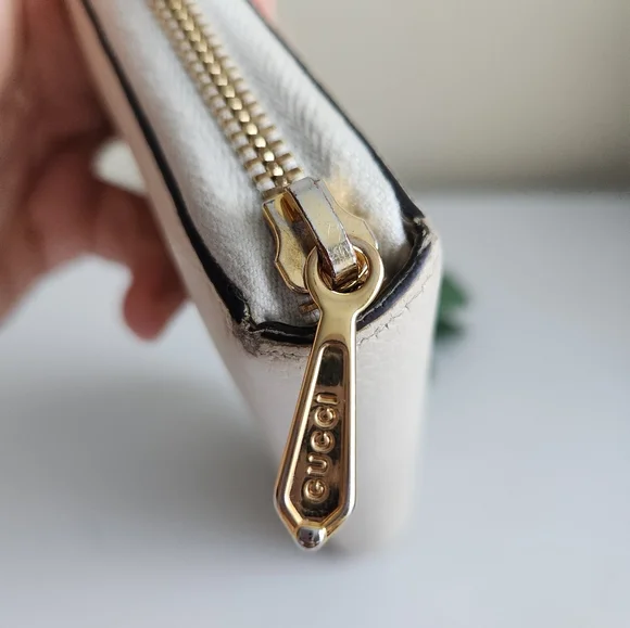 💰💲💰 sold Gucci Zumi GG Horsebit Grain Leather Long Zip Around Wallet - Picture 4 of 7